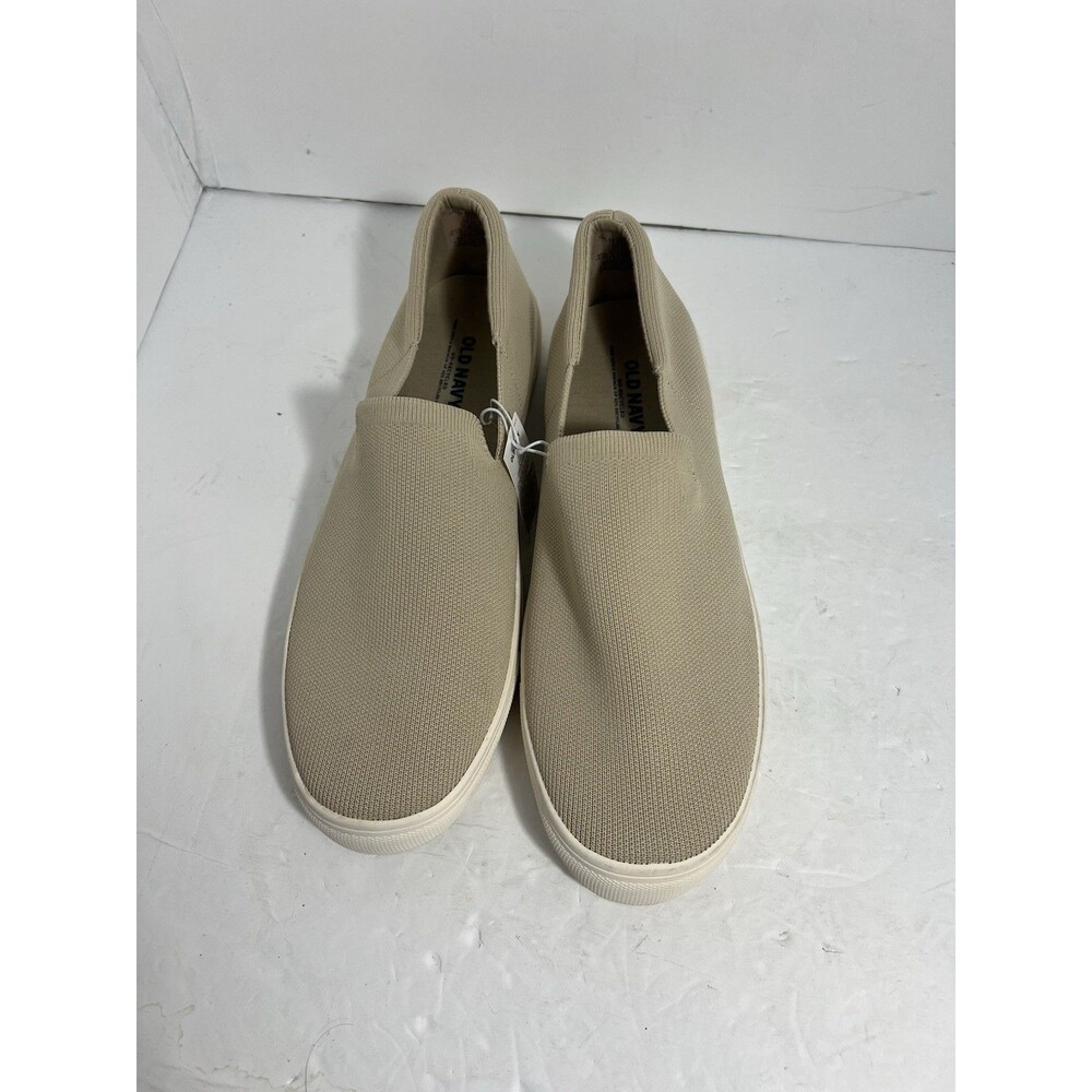 Old Navy Women's Canvas Mesh Flat Shoes Tan color Size 11 NEW